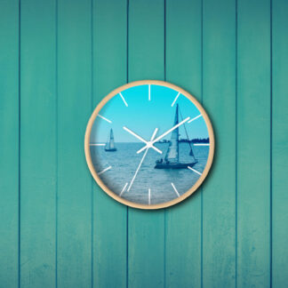 Nautical Blue Clock
