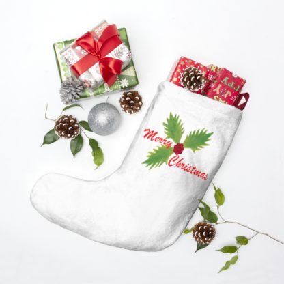 Holly And Berries CHRISTMAS STOCKING