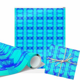 Bright Blue Wrapping Paper