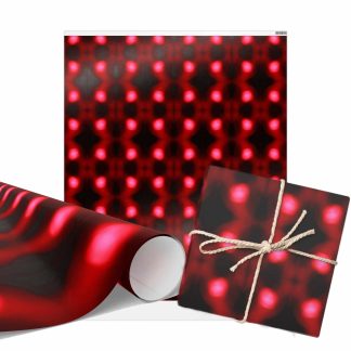 Red Glowing Wrapping Paper