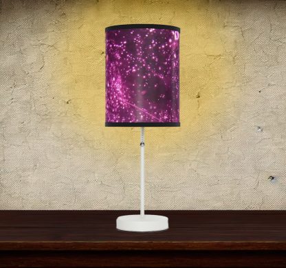 Bubble Design Purple Lamp