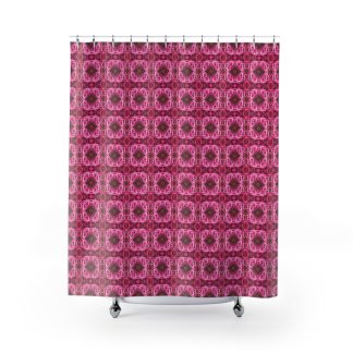 Pink Tiles Shower Curtain