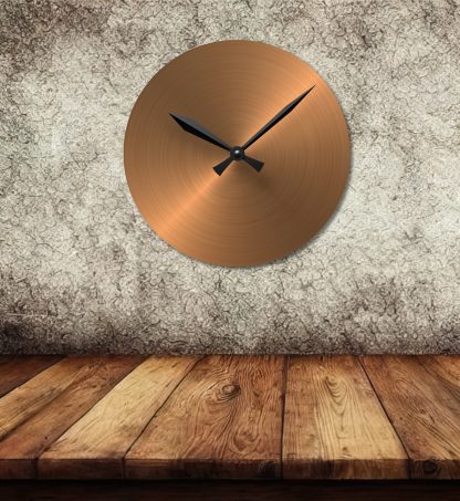 Gold Plate Rustic Clock
